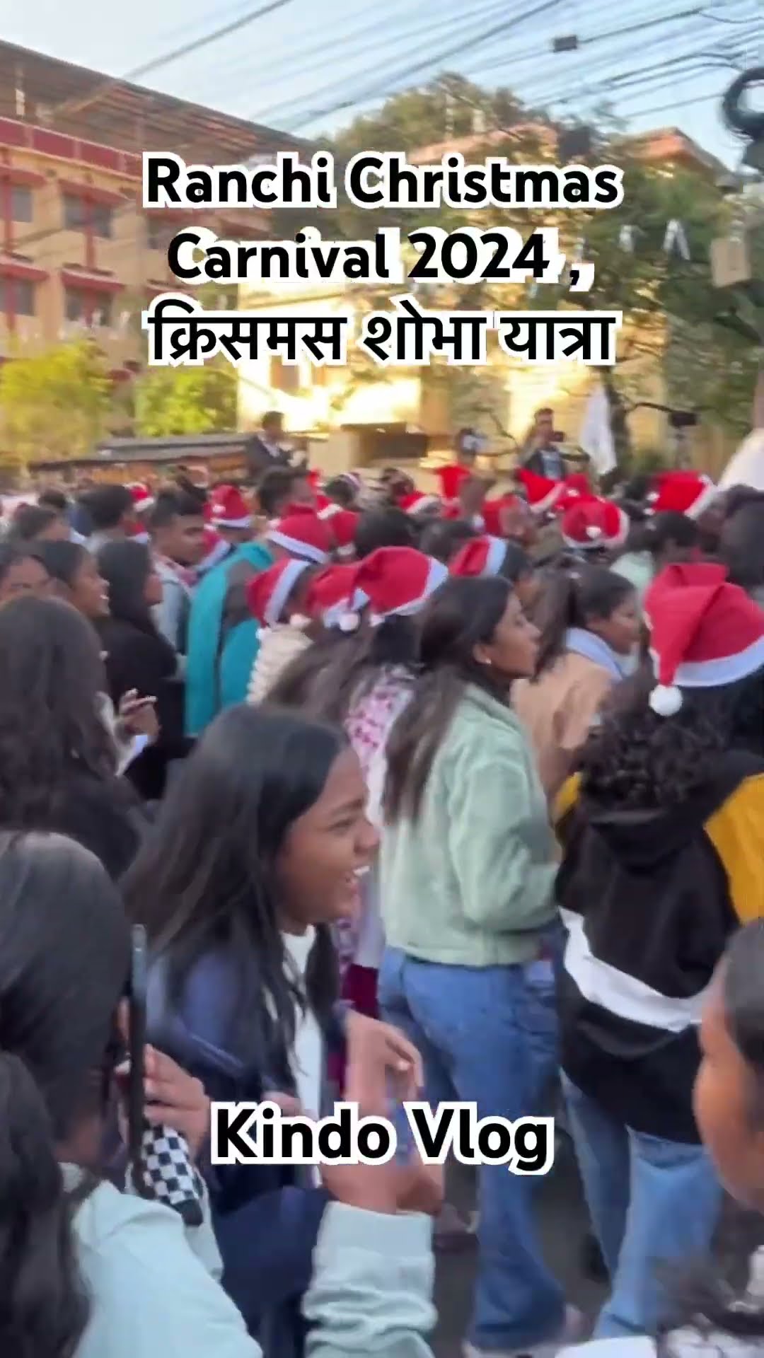 Ranchi Christmas Carnival 2024 , क्रिसमस शोभा यात्रा/video22